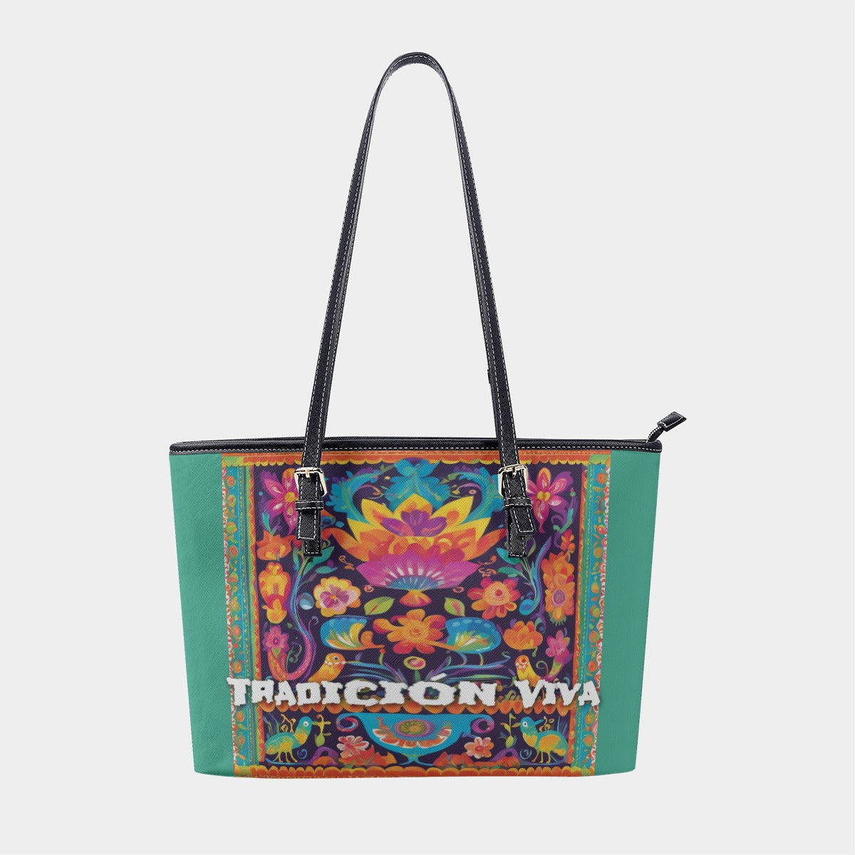 Mexican Style Tradicion Viva Tote Bag | PU