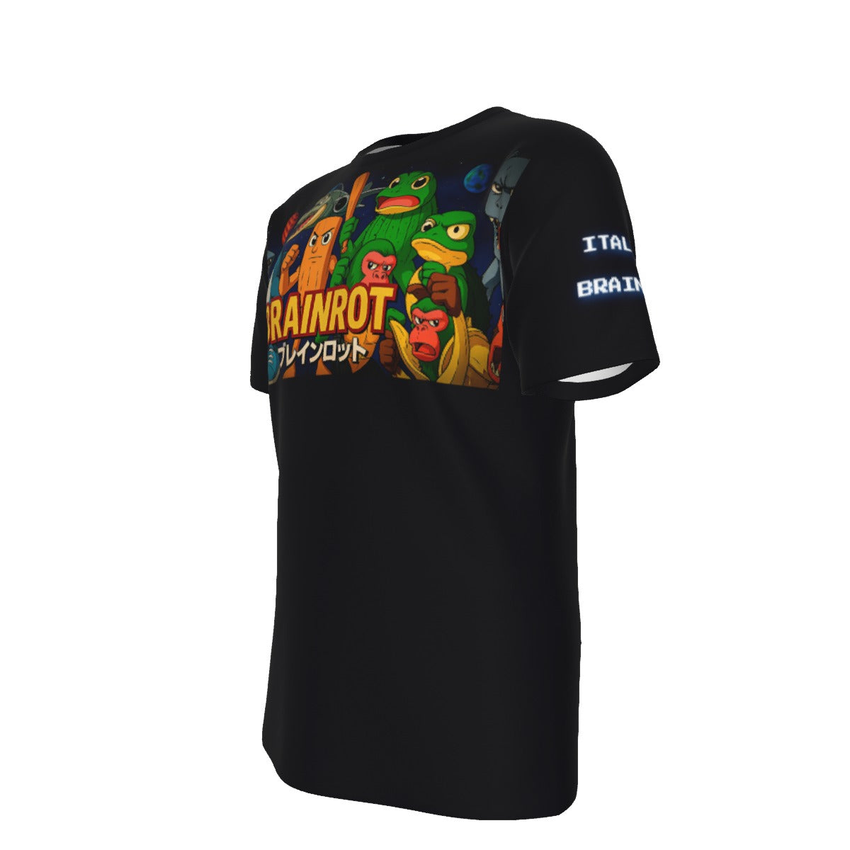 Adult Italian Brainrot Tralalero Tralala O-Neck T-Shirt | 190GSM Cotton