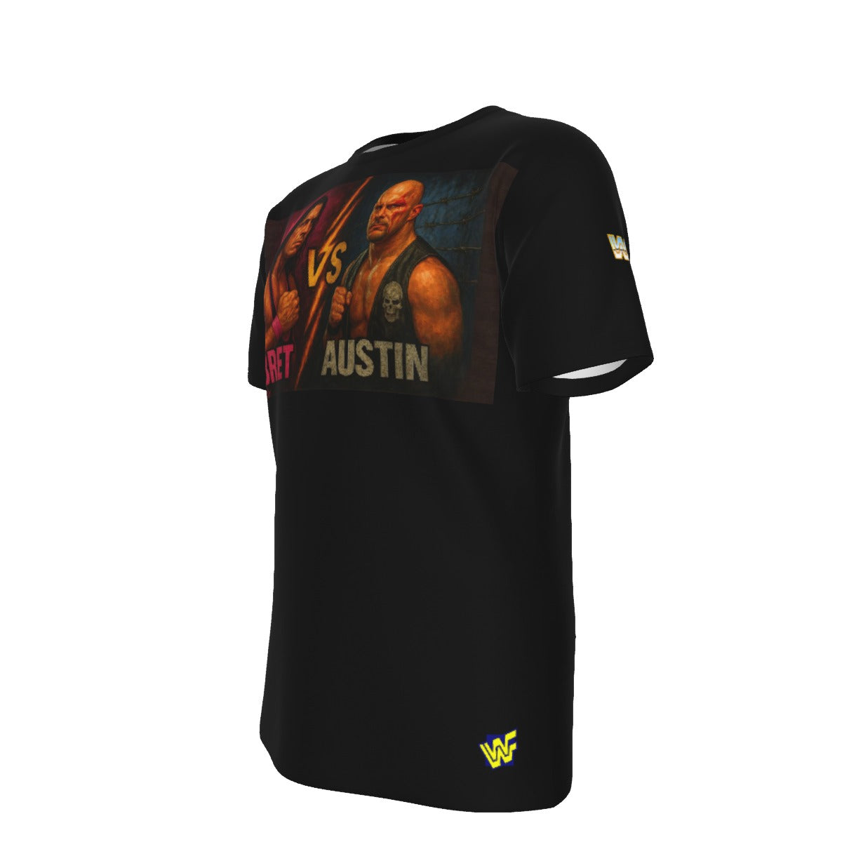 Bret VS Austin Wrestling T-Shirt | 190GSM Cotton