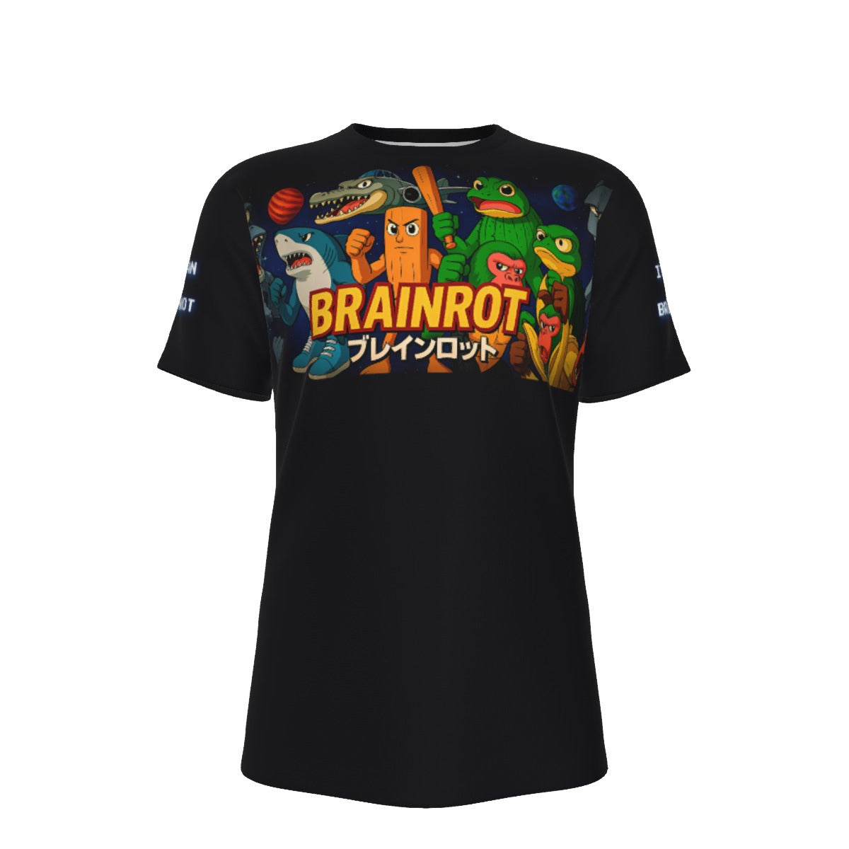 Adult Italian Brainrot Tralalero Tralala O-Neck T-Shirt | 190GSM Cotton
