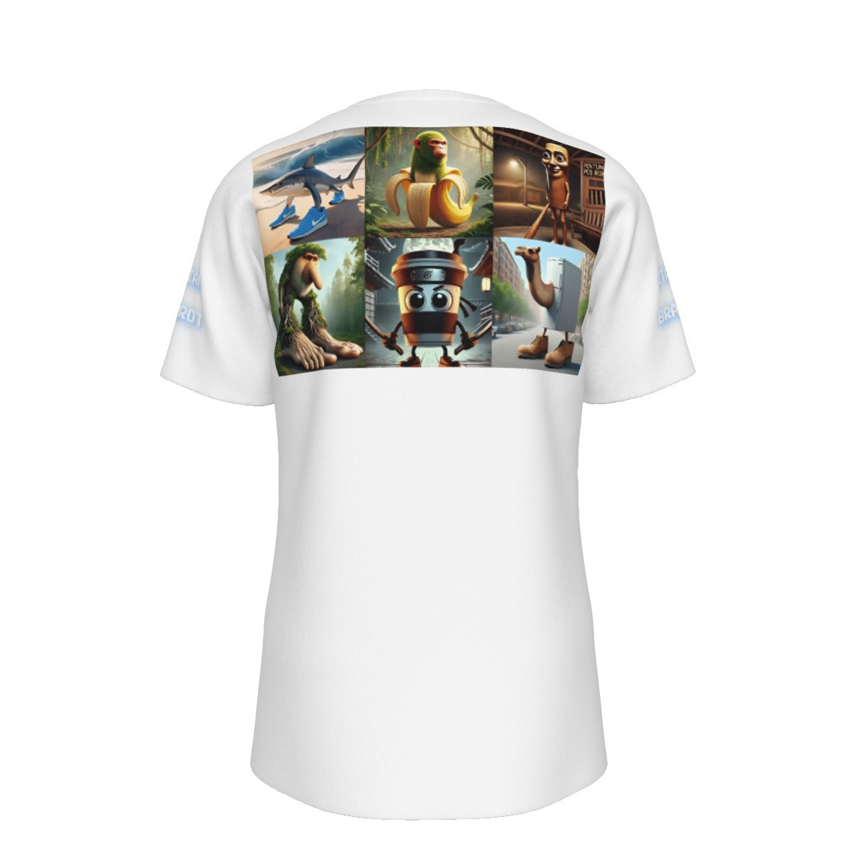 Adult Italian Brainrot Characters O-Neck T-Shirt | 190GSM Cotton