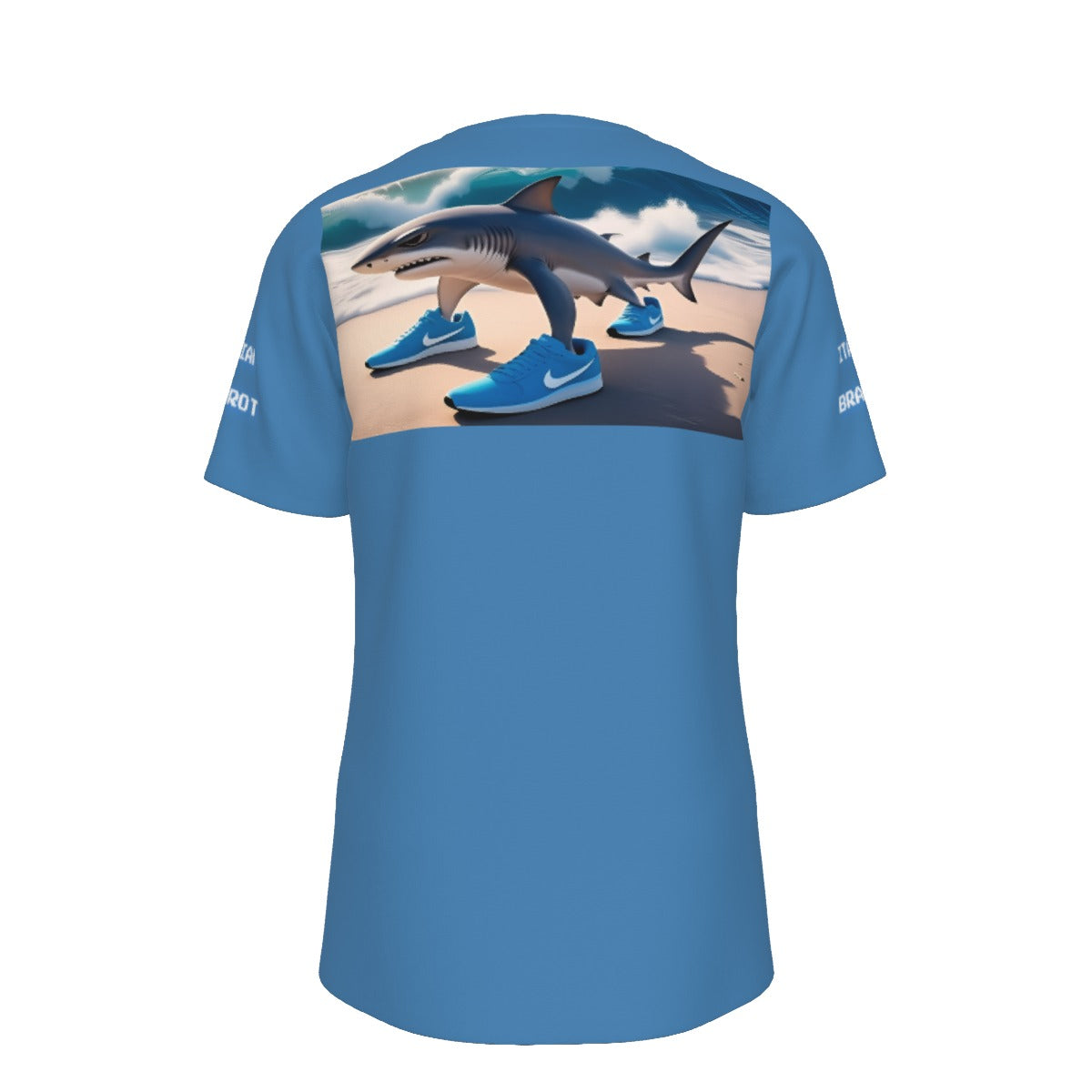Adult Italian Brainrot Tralalero Blue T-Shirt | 190GSM Cotton