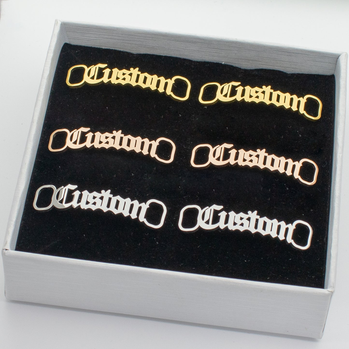 Custom Name Shoelace Buckle - 5 Pair