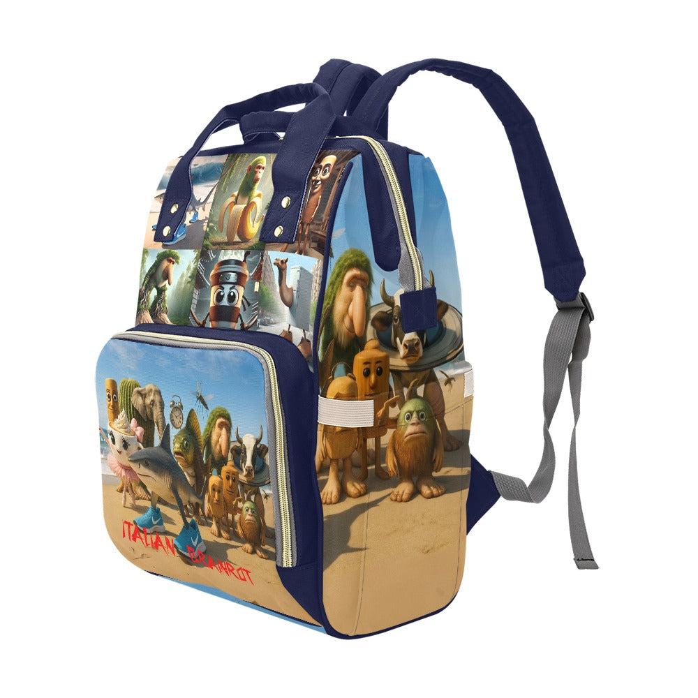 Italian Brainrot Tralalero Capuccino Assassino Backpack