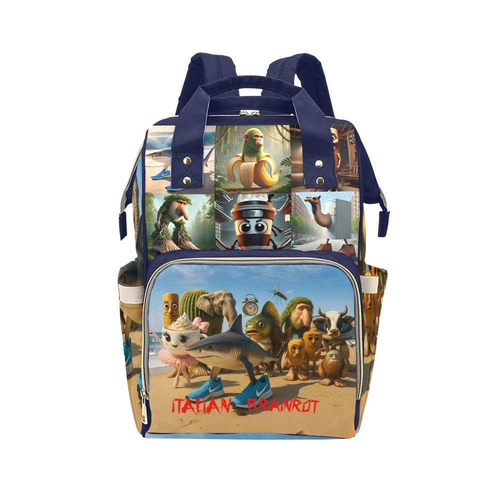 Italian Brainrot Tralalero Capuccino Assassino Backpack