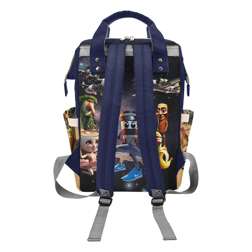 Italian Brainrot Tralalero Capuccino Assassino Backpack