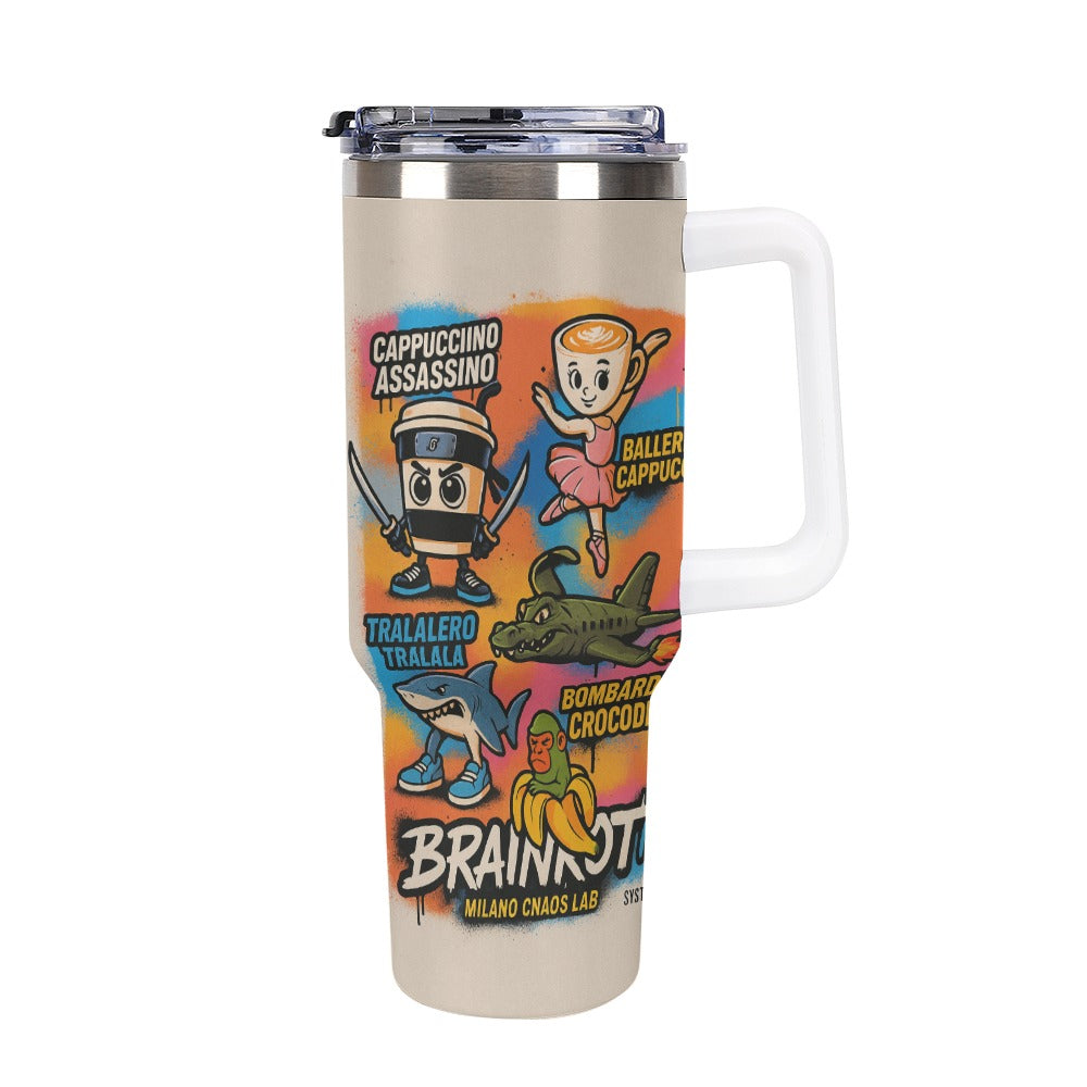 Italian Brainrot Large capacity car cup