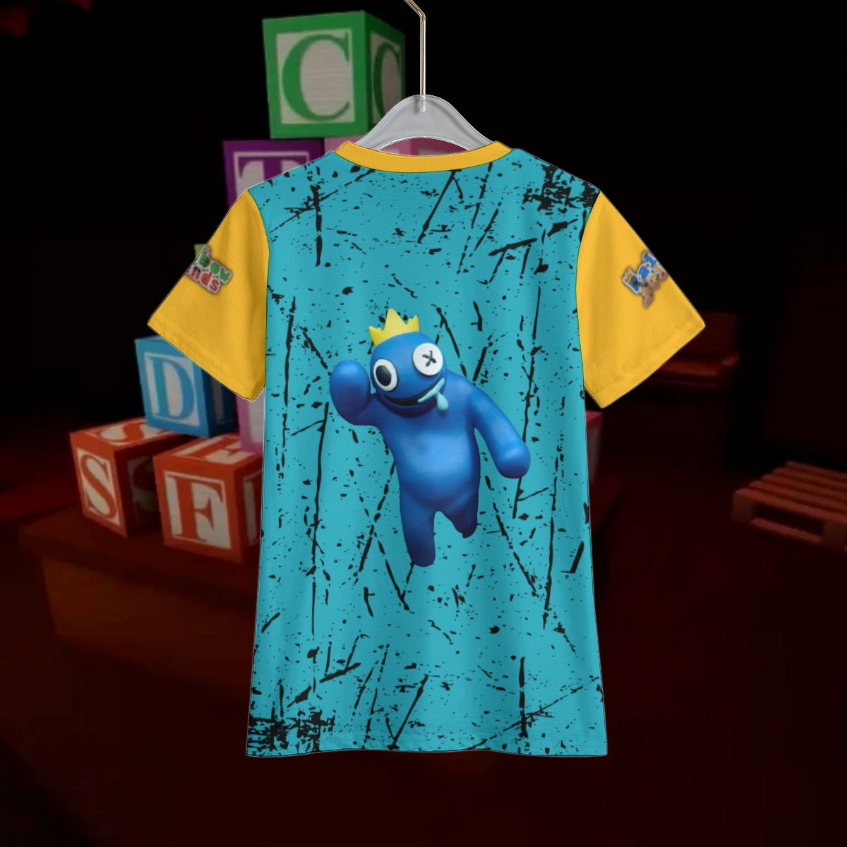 Kids Rainbow Friends Shirt Blue