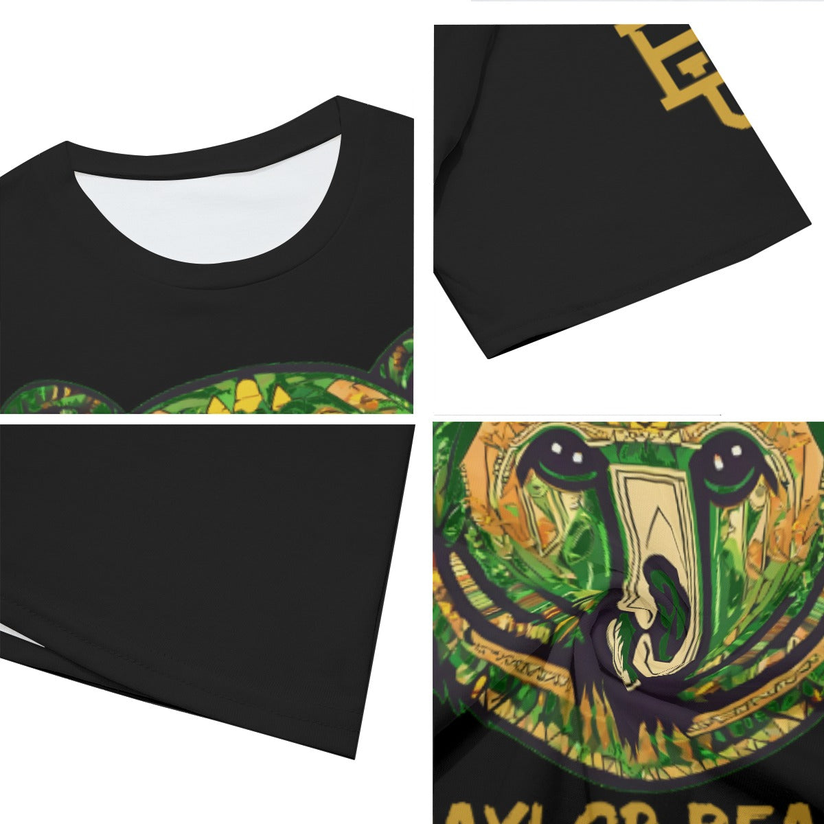 Men's Waco University Bears Black T-Shirt