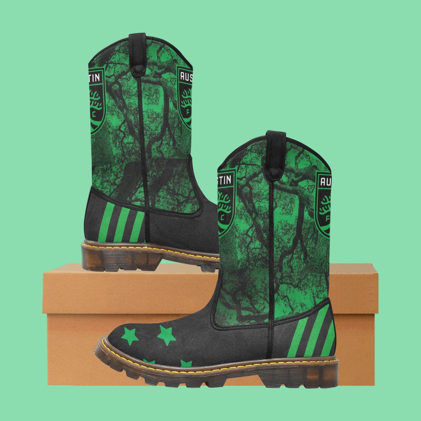 Austin FC Western Boots