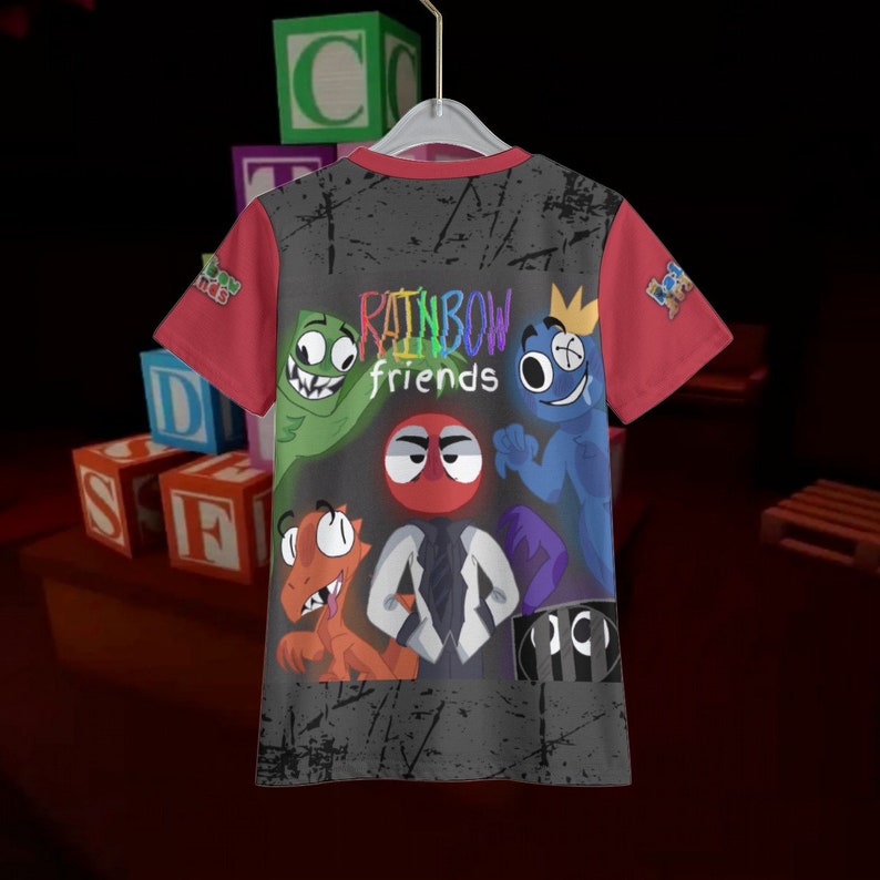 Kids Rainbow Friends Shirt Characters