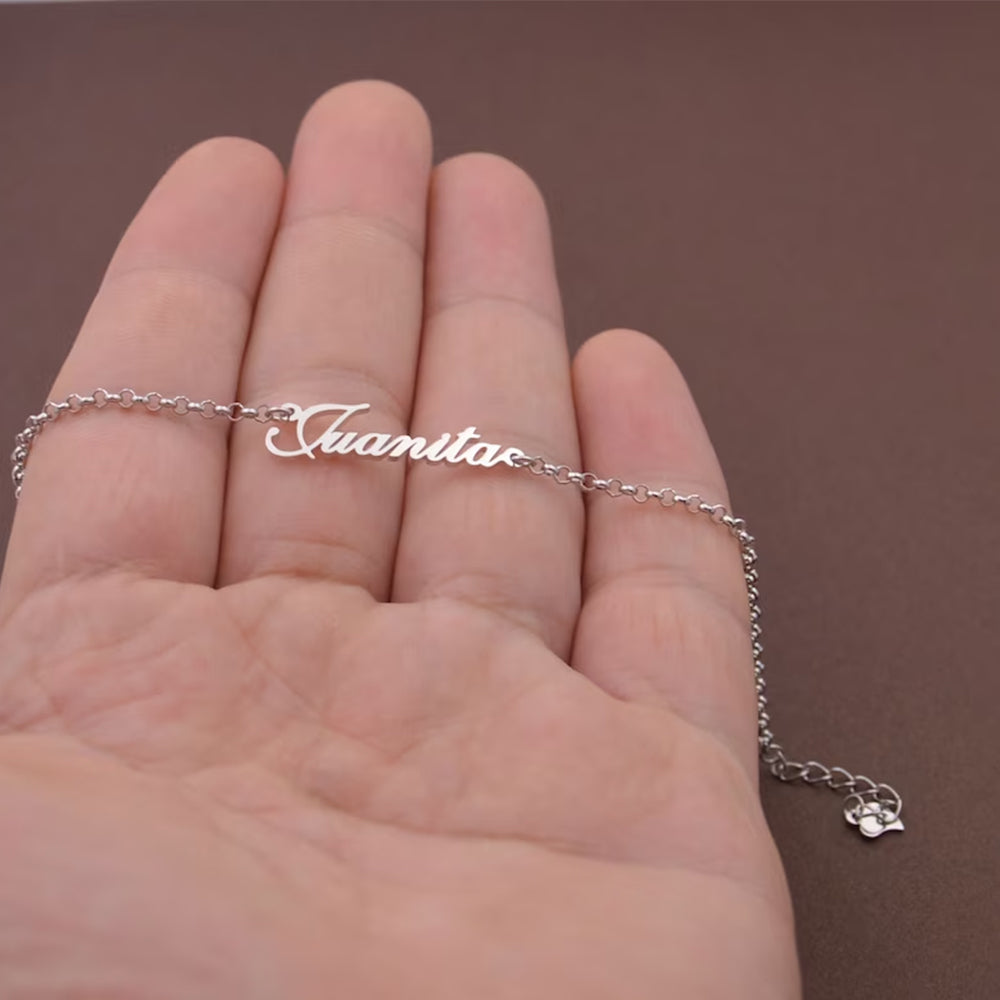 Custom Personalized Minimalist Name Bracelet