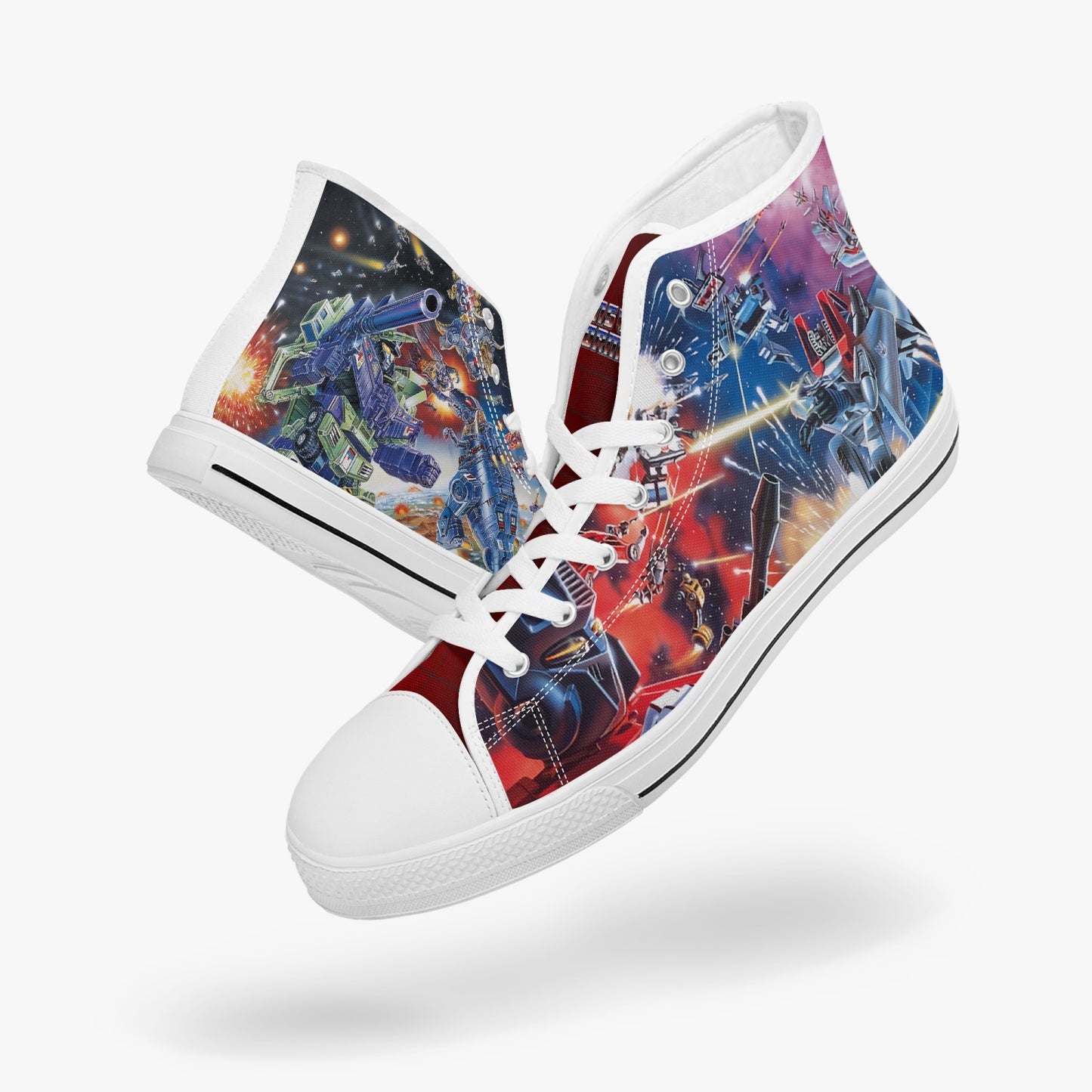 G1 Transformers Optimus High-top Canvas Shoes