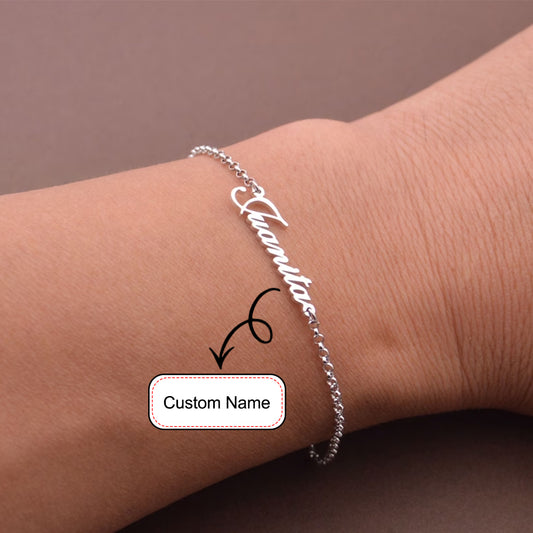 Custom Personalized Minimalist Name Bracelet