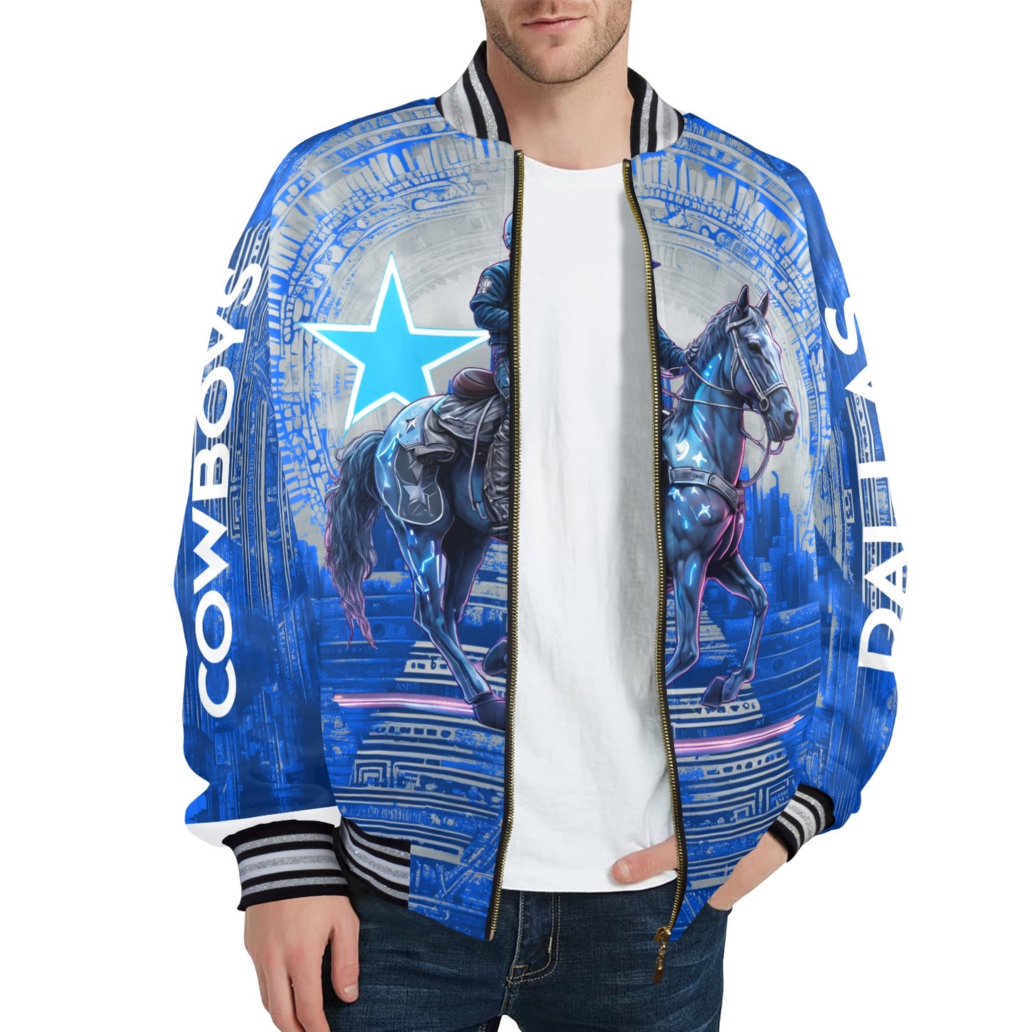 Men's Dallas Cowboys Football Bomber Jacket