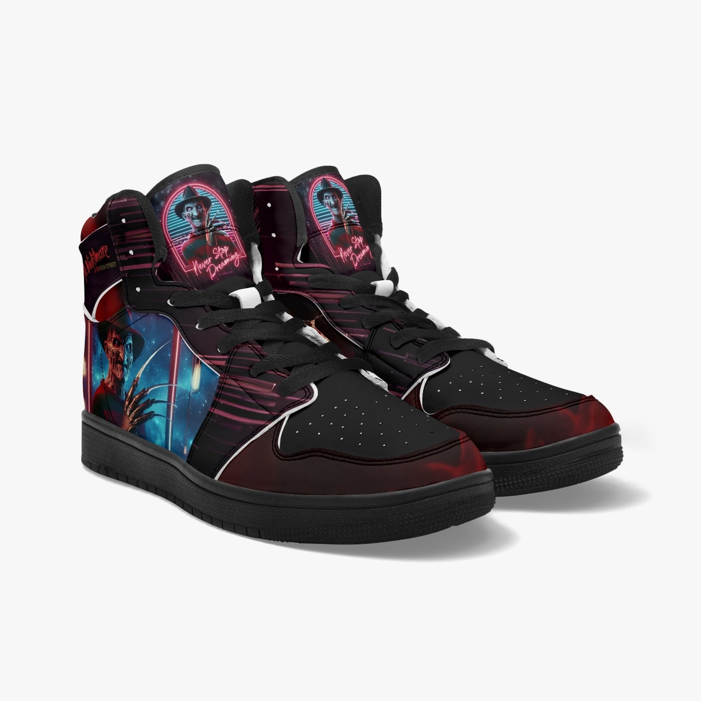 Freddy Nightmare Elm Street High Top Sneakers