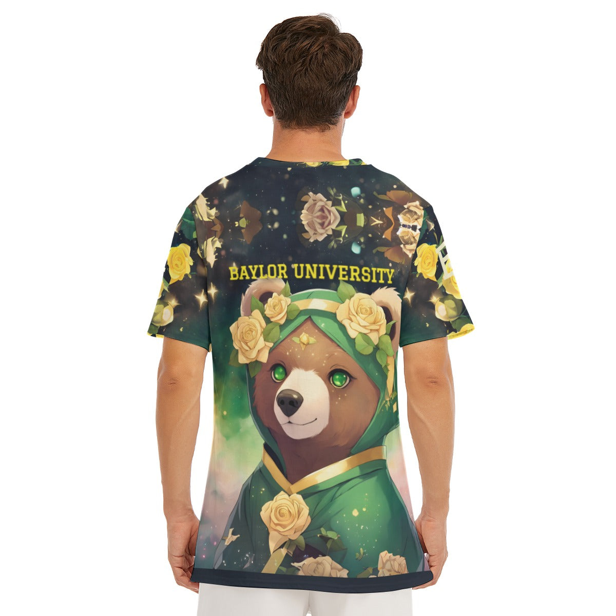 Waco University Marigold Flower Bear Shirt