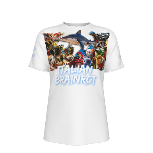 Adult Italian Brainrot White T-Shirt | 190GSM Cotton