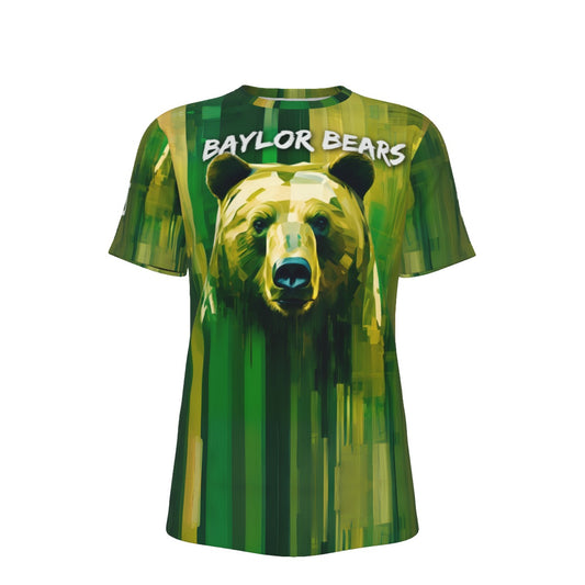 Waco University Bears Green Gold T-Shirt | 190GSM Cotton