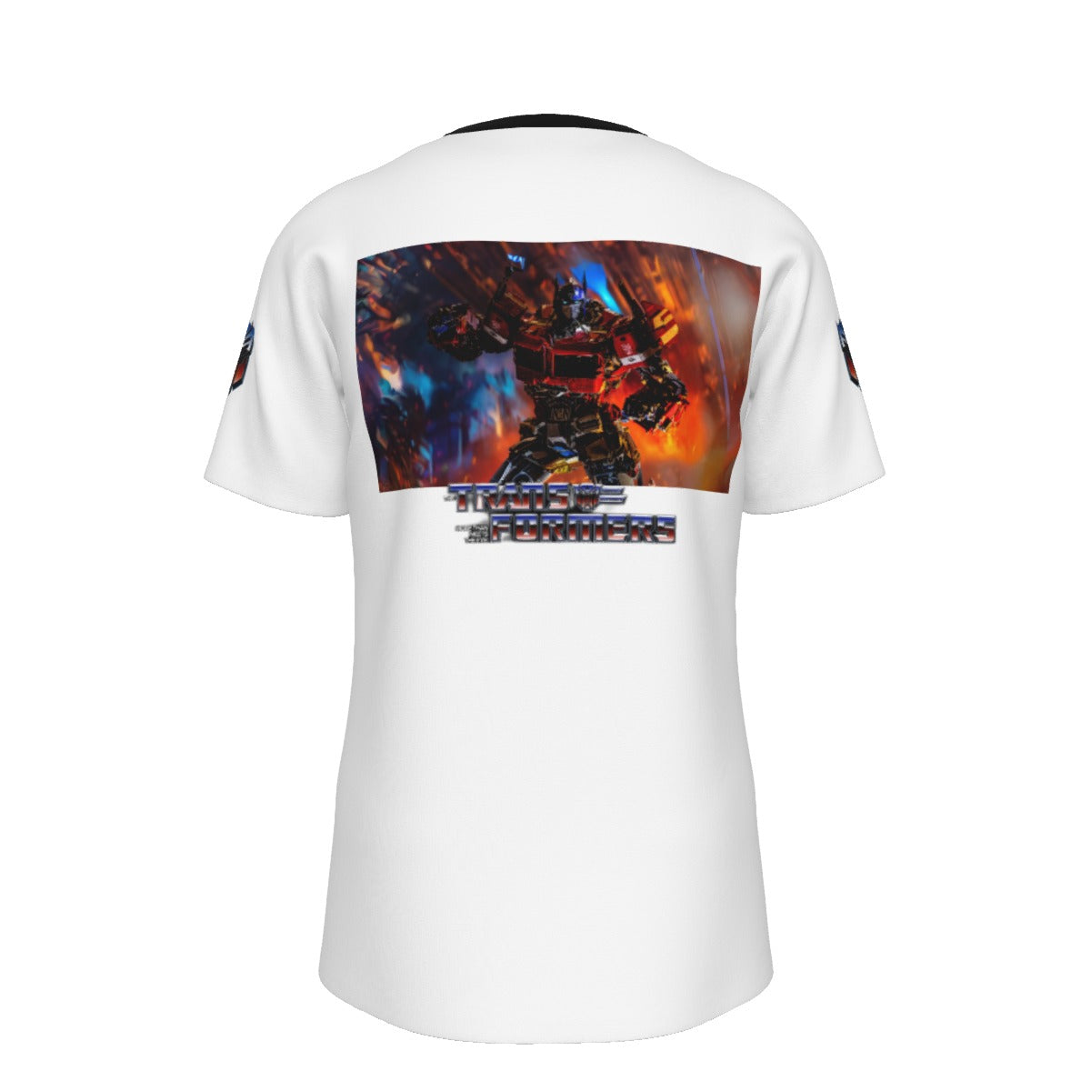 Optimus Prime White T-Shirt | 190GSM Cotton