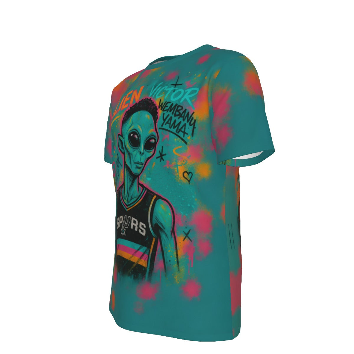 San Antonio Basketball Alien T-Shirt | 190GSM Cotton