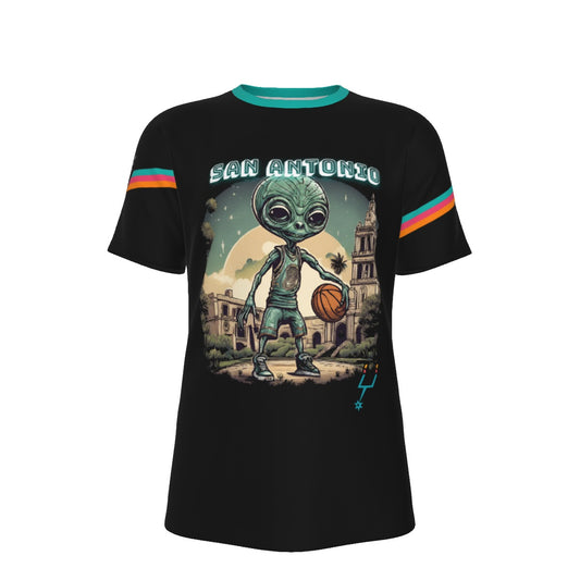 San Antonio Basketball Alien O-Neck T-Shirt