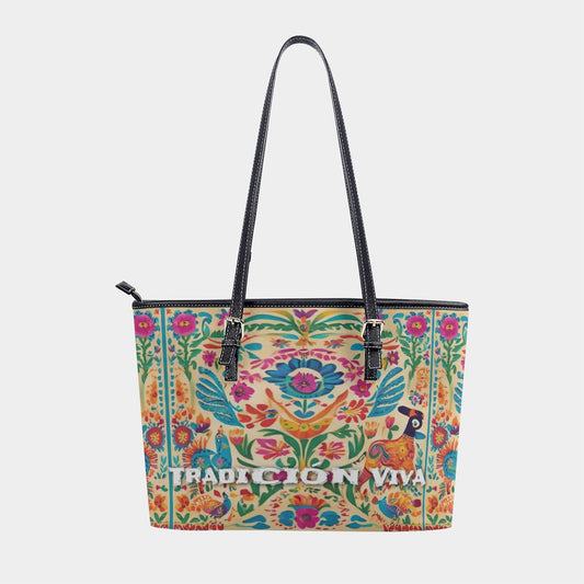 Mexican Style Tradicion Viva Tote Bag | PU