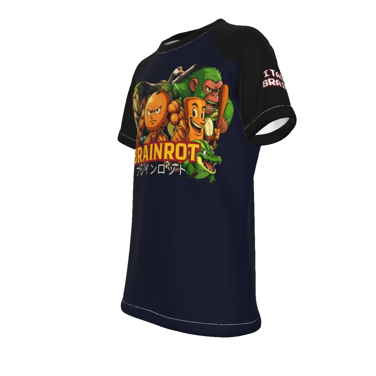 Kids Italian Brainrot Shirt Double Sided