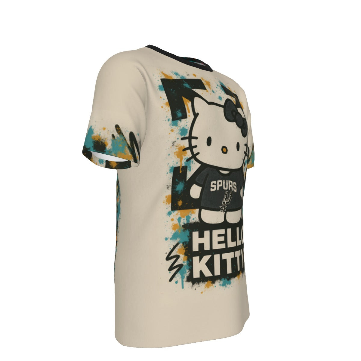 San Antonio Basketball Hello Kitty T-Shirt | 190GSM Cotton