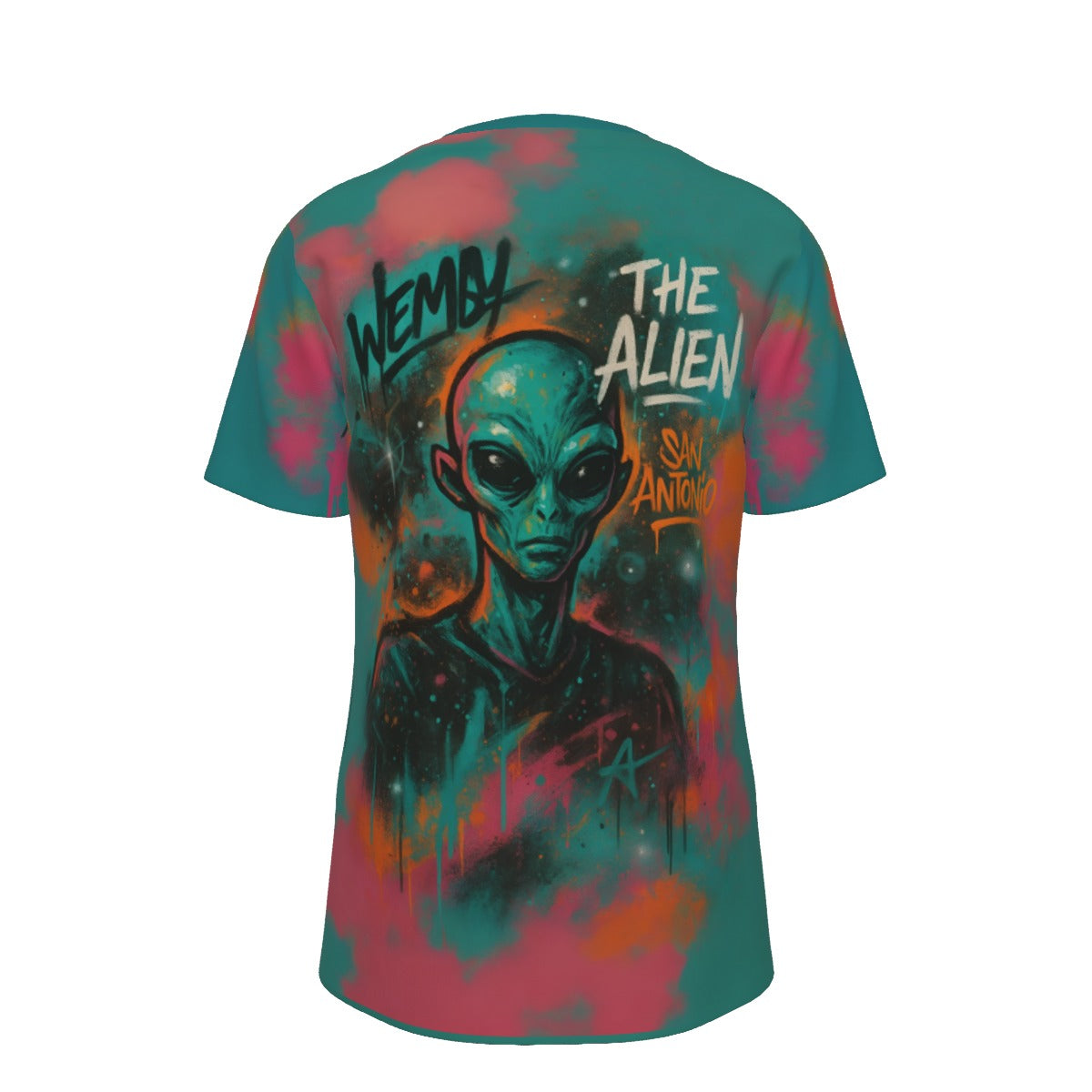 San Antonio Basketball Alien T-Shirt | 190GSM Cotton