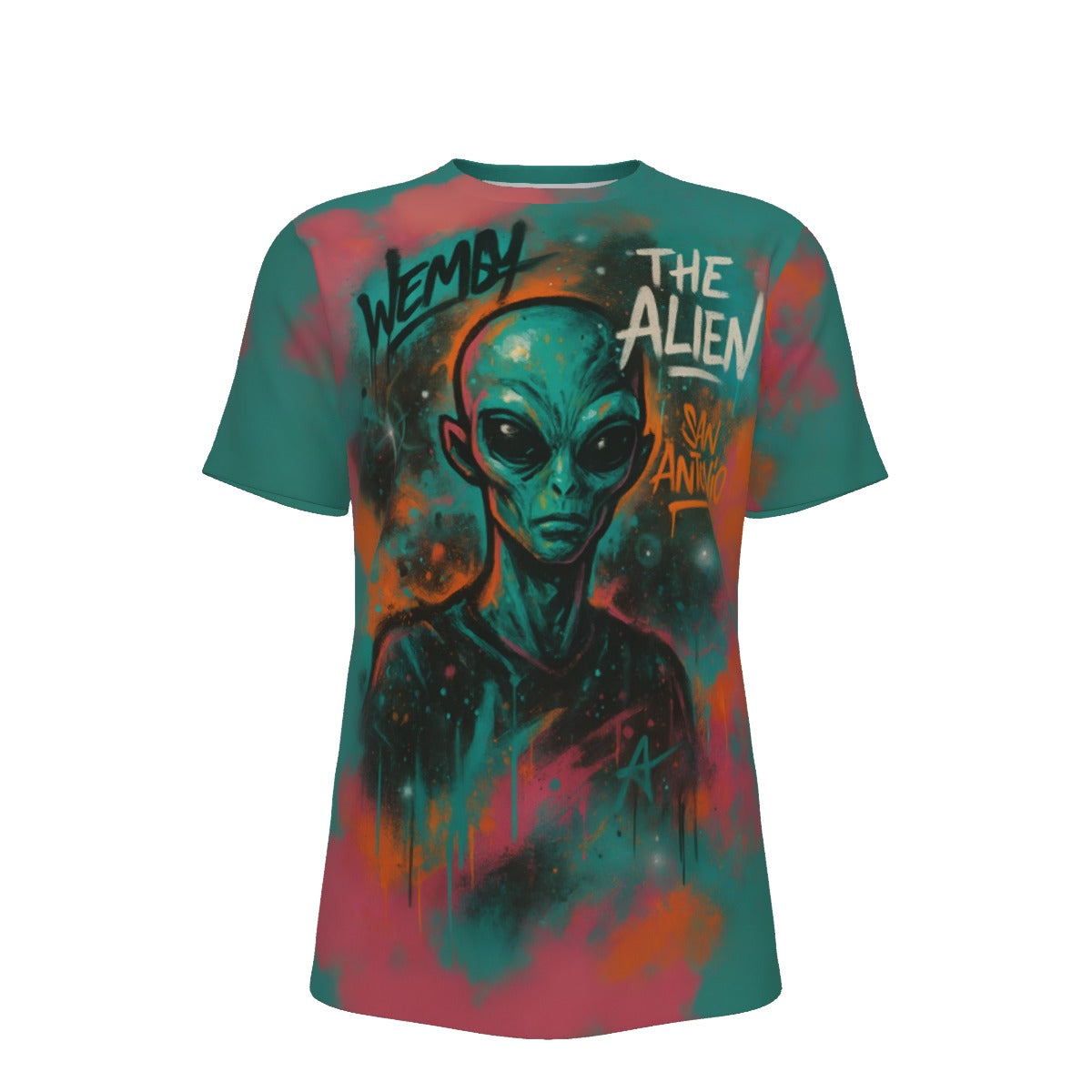 San Antonio Basketball Alien Wemby T-Shirt | 190GSM Cotton