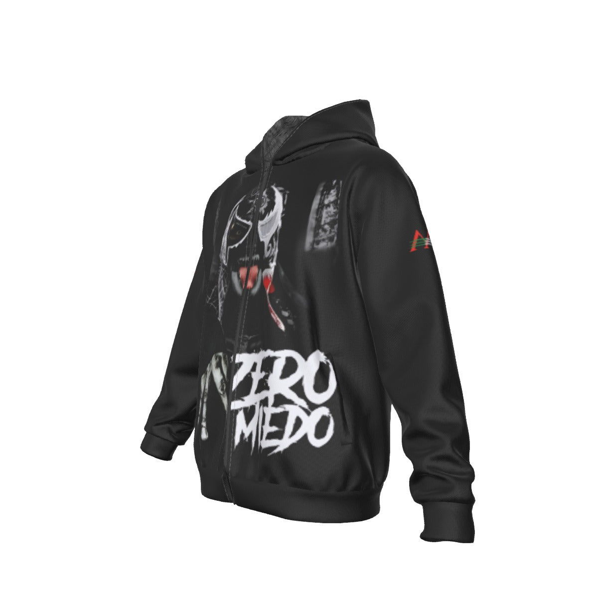 Pentagon Jr Mexican Wrestling Sherpa Fleece Zip Up Hoodie