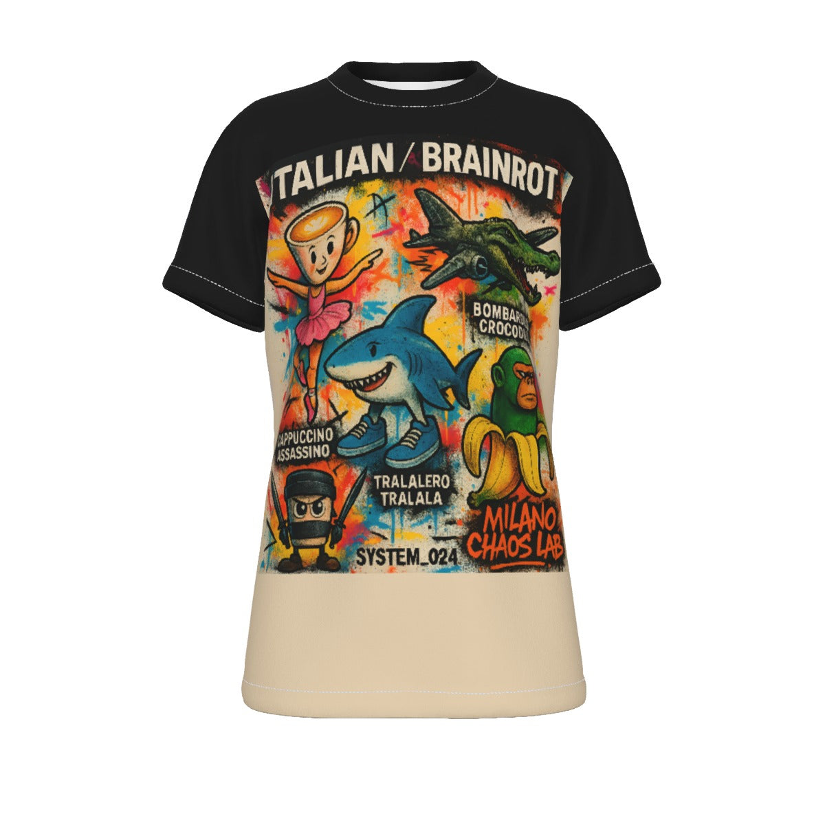 Kid's Italian Brainrot Tralalero T-Shirt