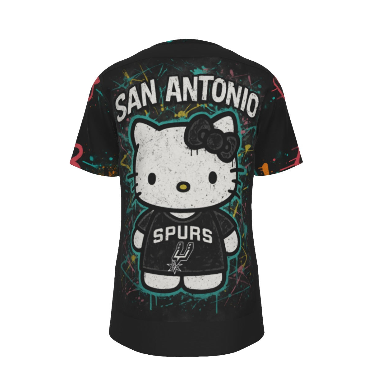 San Antonio Basketball Hello Kitty T-Shirt | 190GSM Cotton