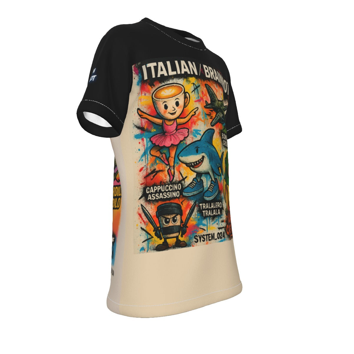 Kid's Italian Brainrot Tralalero T-Shirt
