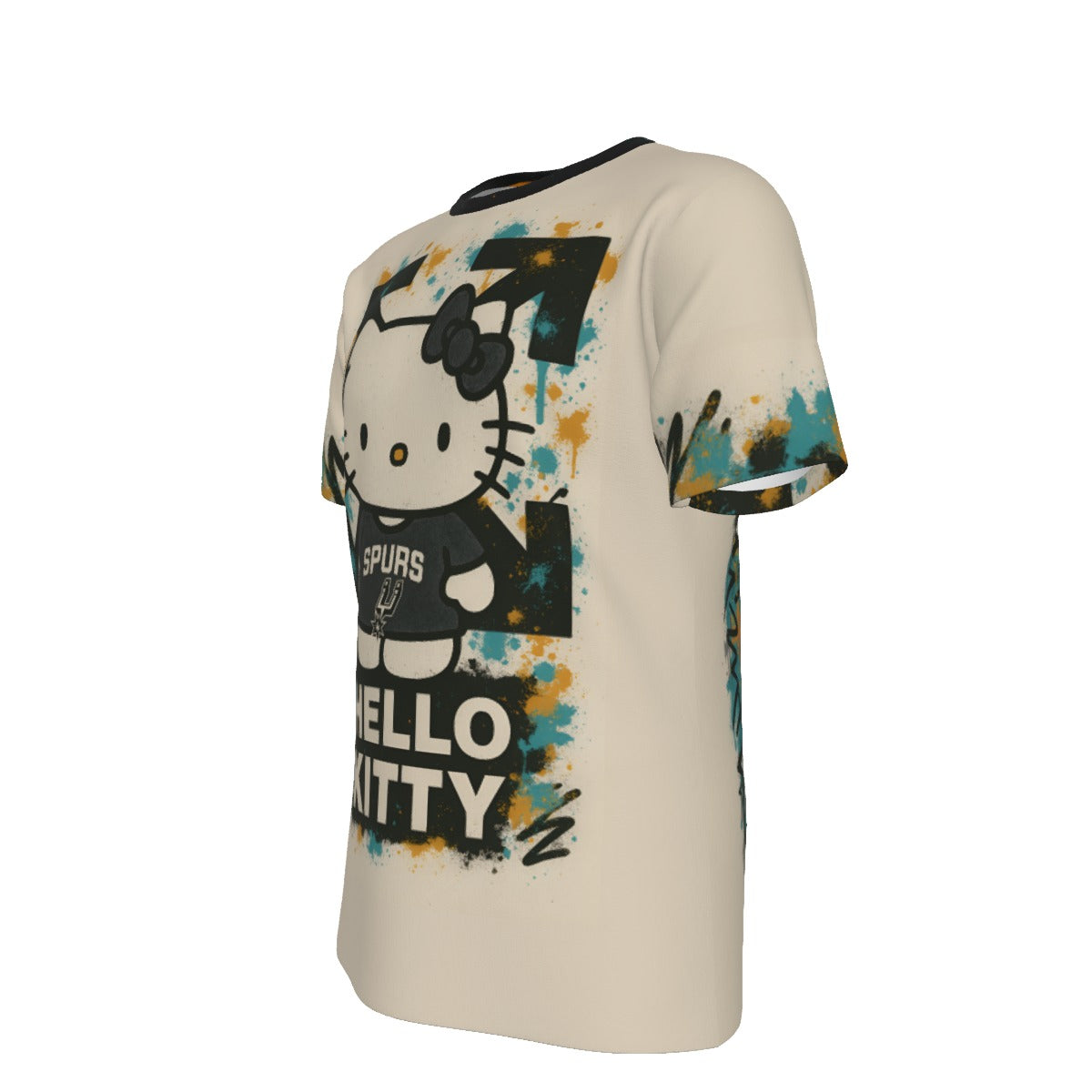 San Antonio Basketball Hello Kitty T-Shirt | 190GSM Cotton