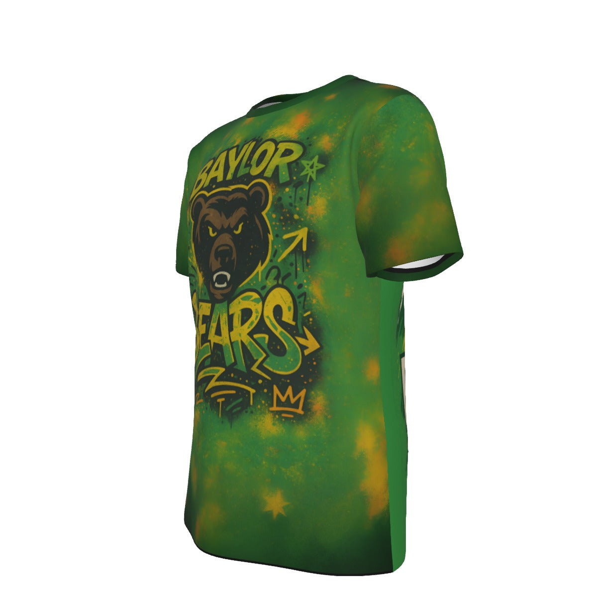 Waco University Bears Green O-Neck T-Shirt | 190GSM Cotton
