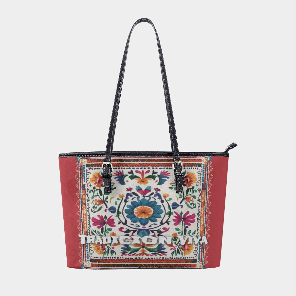 Mexican Style Tradicion Viva Tote Bag | PU