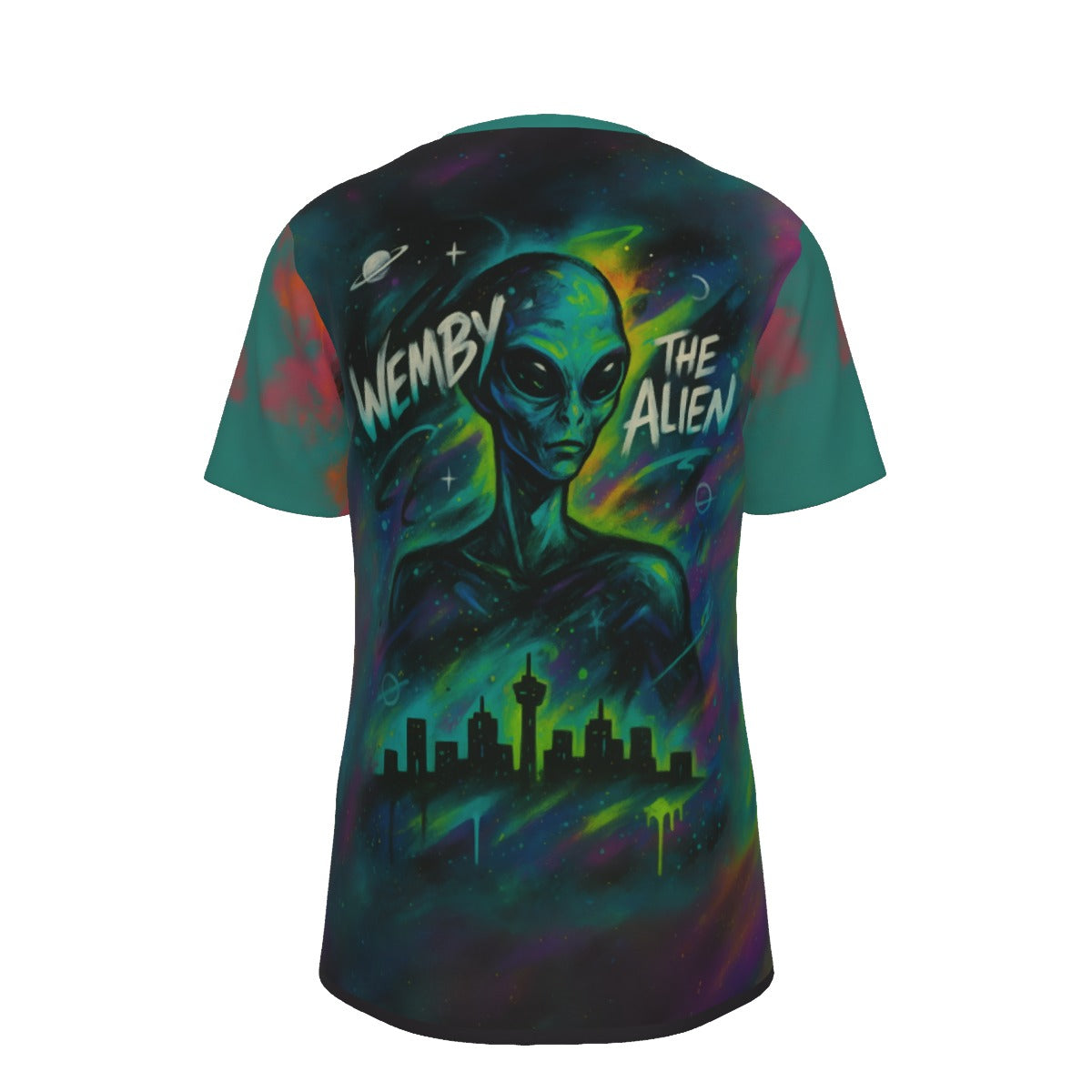 San Antonio Basketball Alien Wemby T-Shirt | 190GSM Cotton
