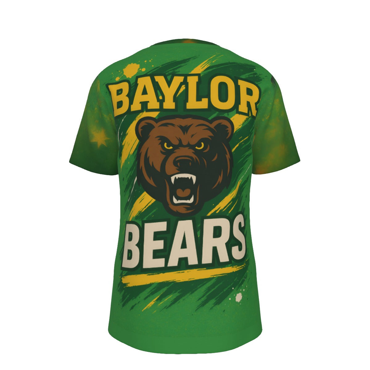 Waco University Bears Green O-Neck T-Shirt | 190GSM Cotton