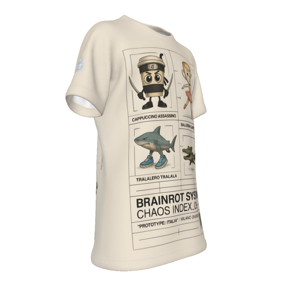 Kid's Italian Brainrot Characters T-Shirt