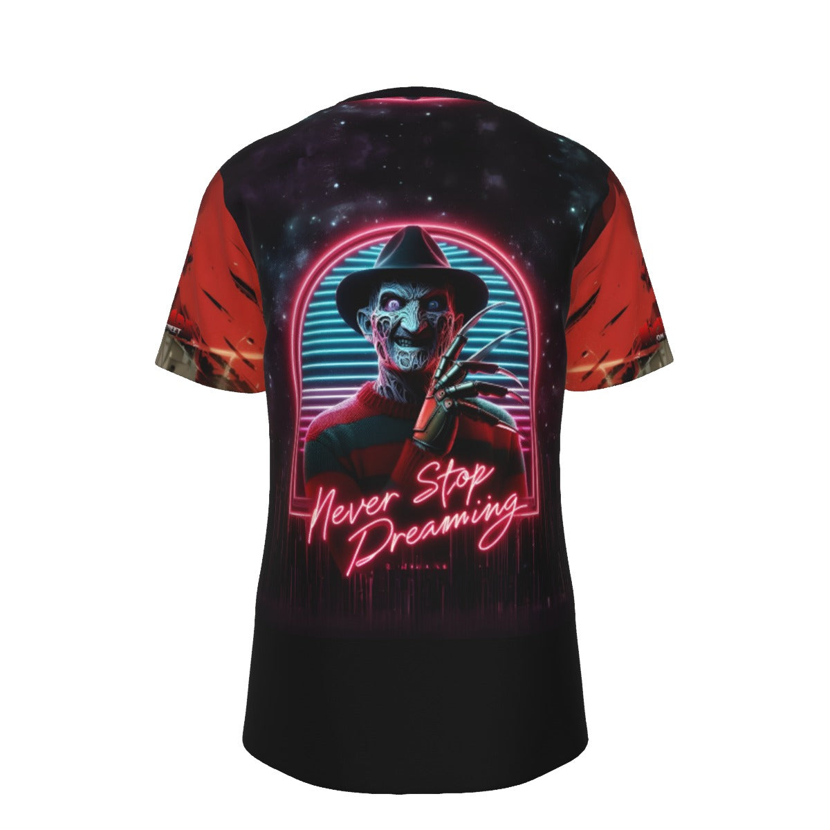 Men's Fan Art Nightmare Freddy Elm Street  T-Shirt | 190GSM Cotton