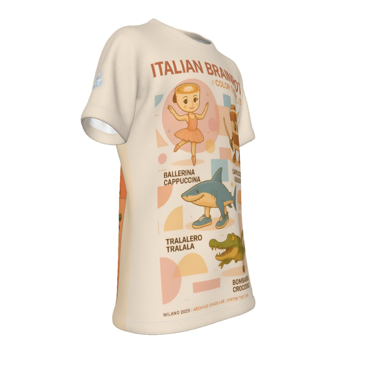 Kid's Italian Brainrot Assassino Cappuccino Tralalero T-Shirt