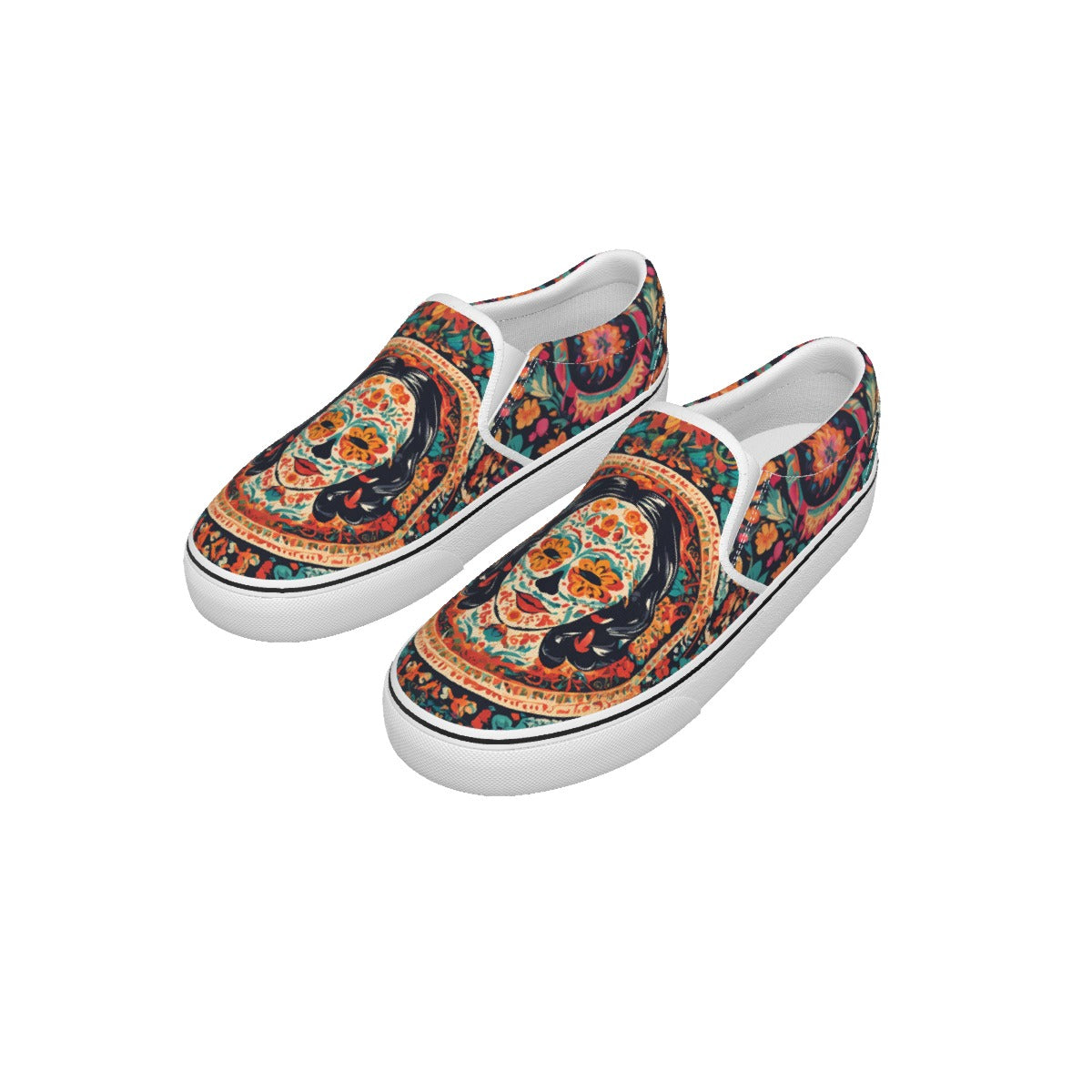 Mexican Design Slip On Sneakers