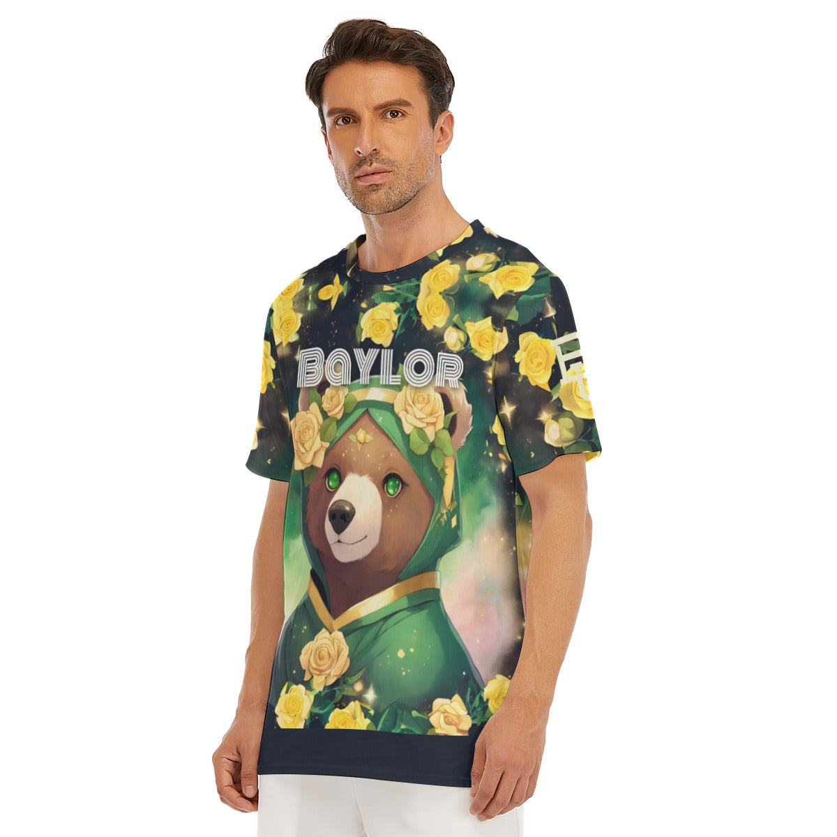 Waco University Marigold Flower Bear Shirt