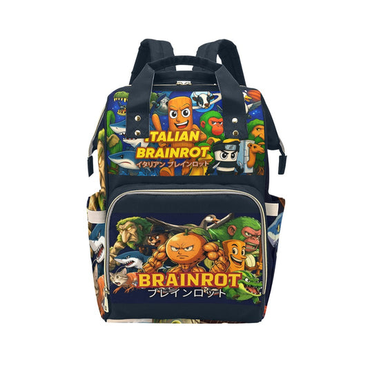 Italian Brainrot Tralalelo  Chimpanzini Backpack