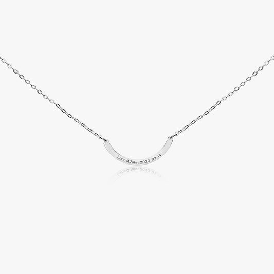 Curved Bar Necklace