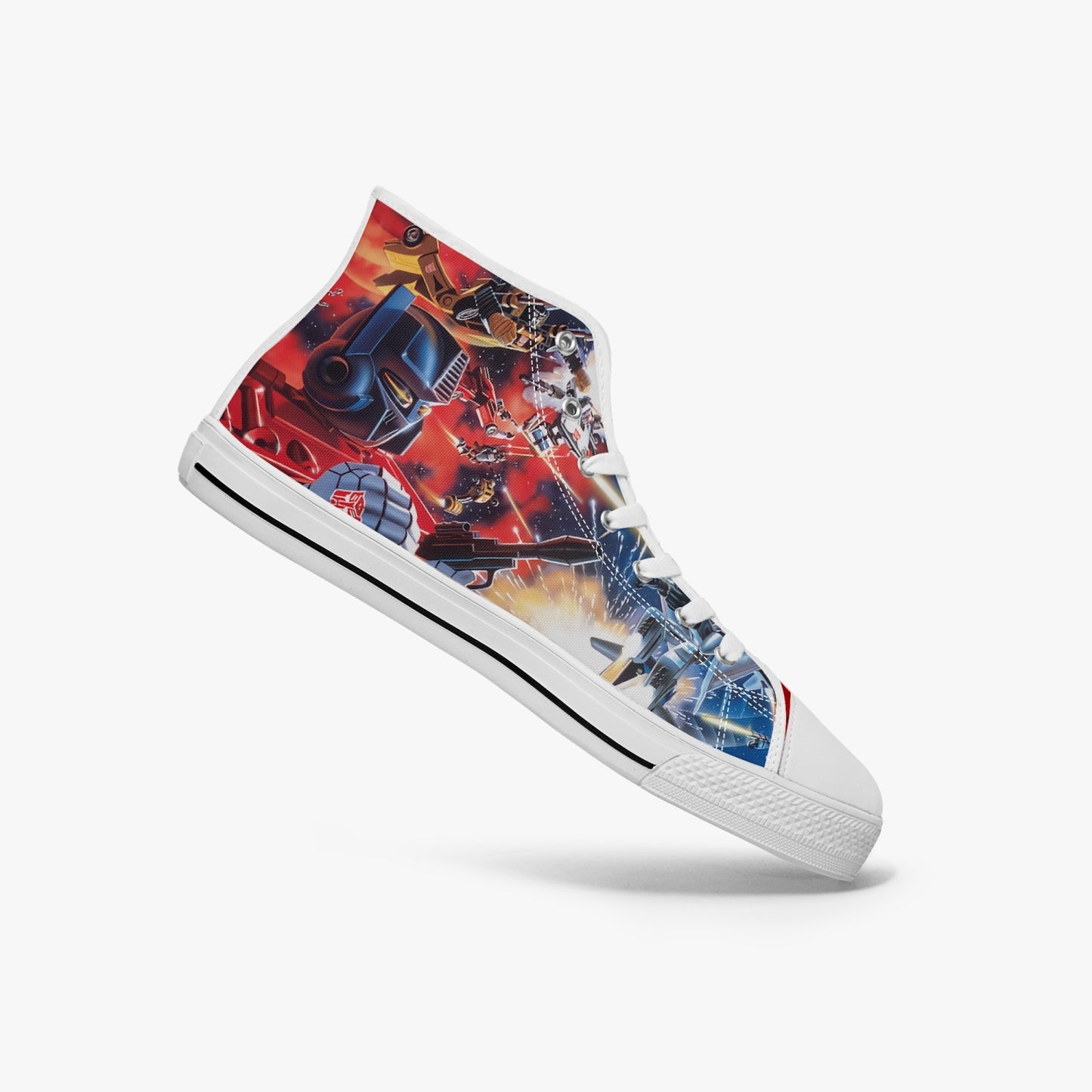 G1 Transformers Optimus High-top Canvas Shoes