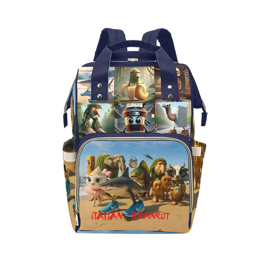 Italian Brainrot Tralalero Capuccino Assassino Backpack