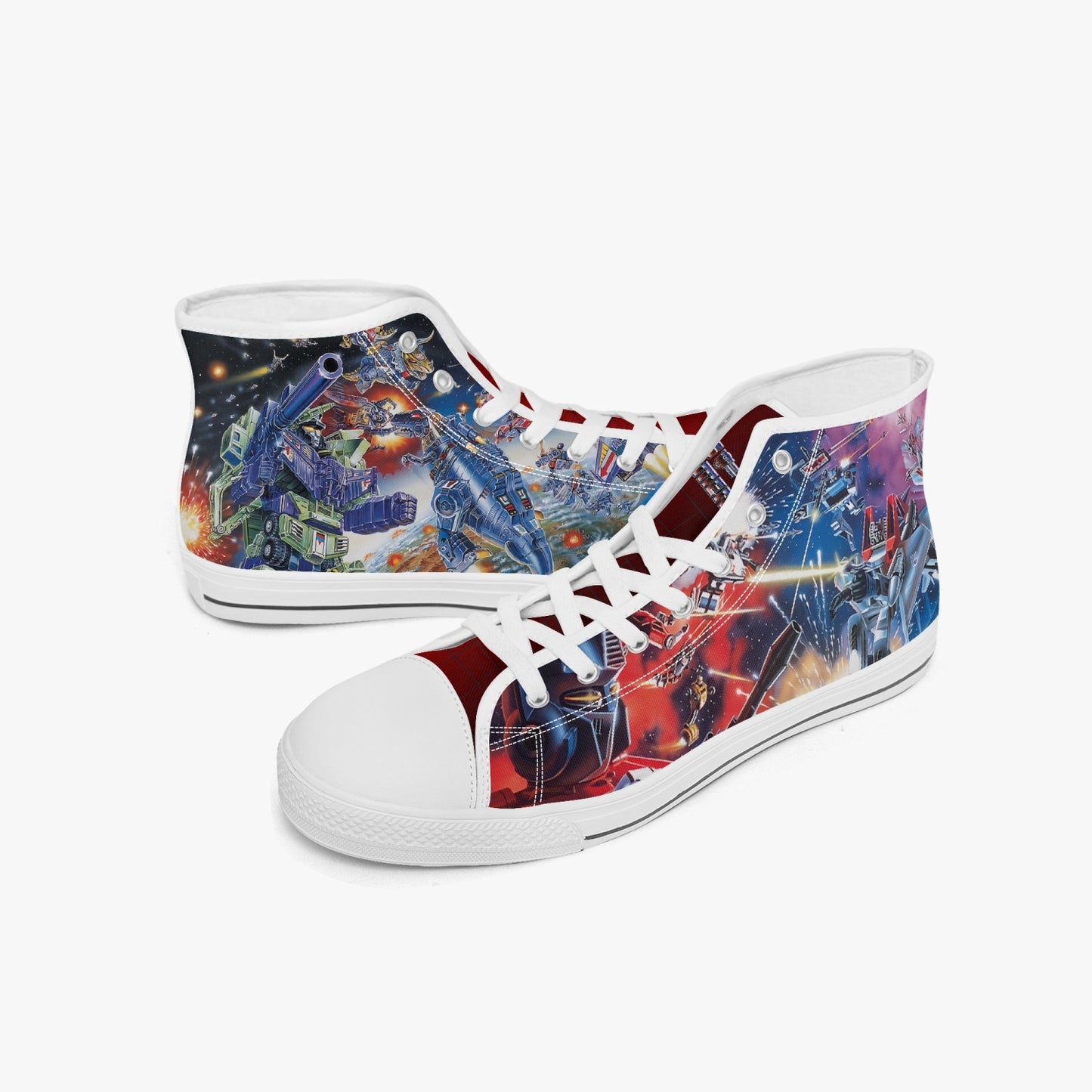 G1 Transformers Optimus High-top Canvas Shoes